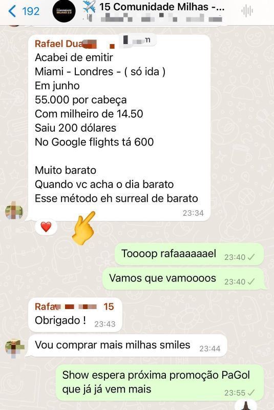 Depoimento de aluno da Comunidade Milhas 2